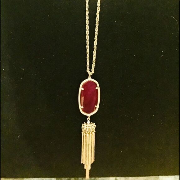 Kendra Scott Gold Vermeil Chain Pendant & Tassel - Picture 15 of 16